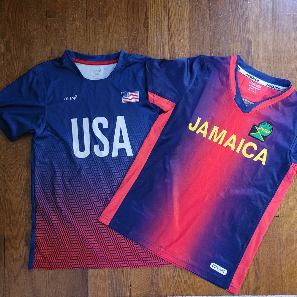 Two (2) Youth Soccer Shirts